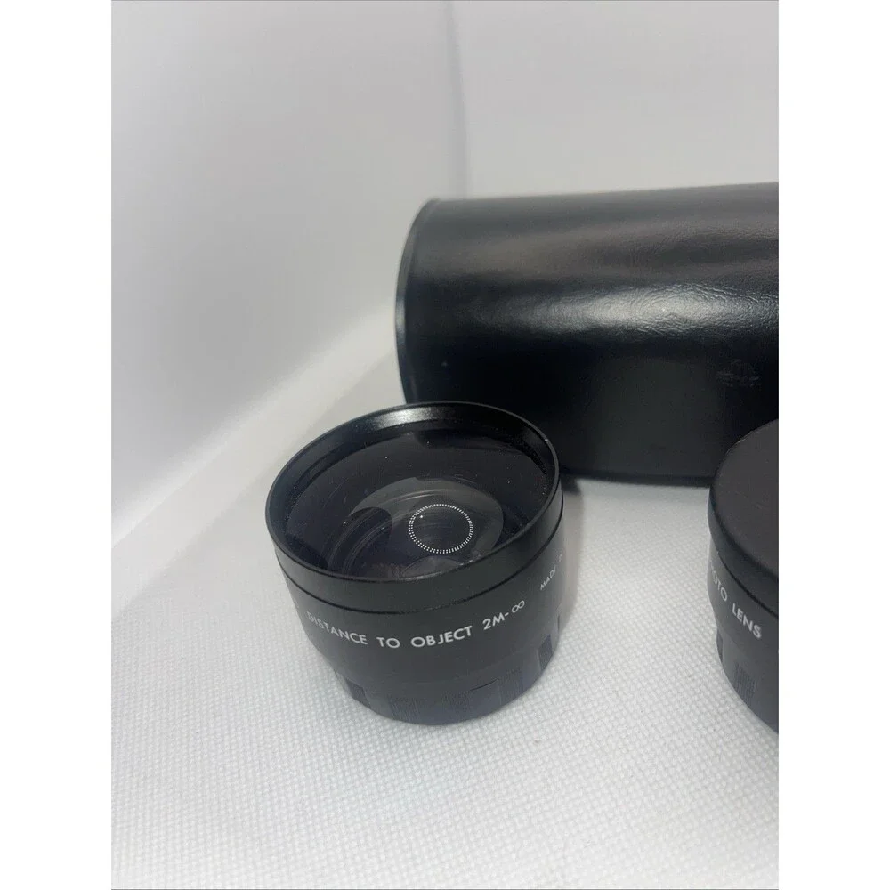 Kalimar Aux Wide Angle 2M & Telephoto Lens 2M - Made In Japan